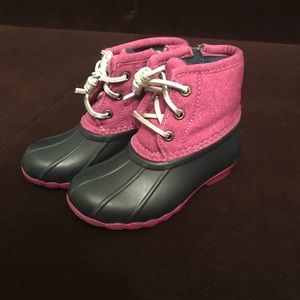 Youth Sperry Top Sider Saltwater Boot Navy